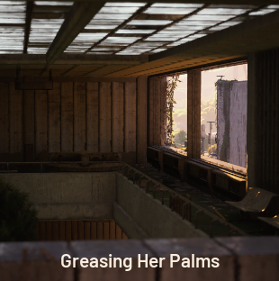 Greasing Her Palms