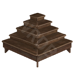 Corner Stairs (Mahogany)