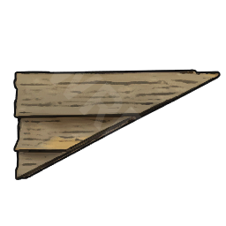 Triangular Wall (Planks)