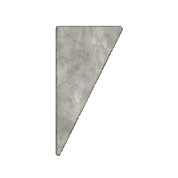 Triangular Wall (Plaster)