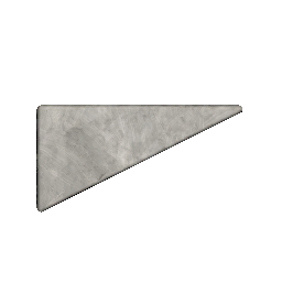 Triangular Wall (Plaster)