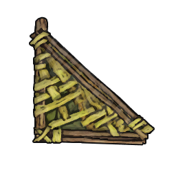 Triangular Wall (Leaves)
