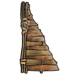 Triangular Wall (Bark)