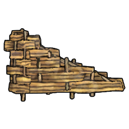 Triangular Wall (Sticks)