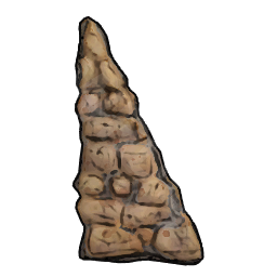 Triangular Wall (Stone)