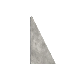 Triangular Wall (Plaster)