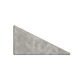 Triangular Wall (Plaster)