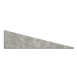 Triangular Wall (Plaster)