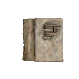 Wall (Clay and Log)