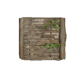 Wall (Clay and Log)