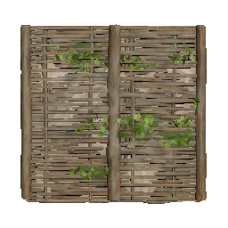 Large Wall (Clay and Log)
