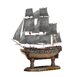 Frigate on a Stand