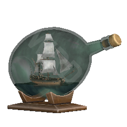 Ketch in a Bottle (Water)