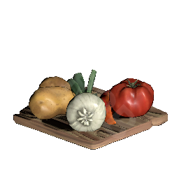 Vegetables on a Cutting Board