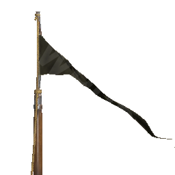 Fine Black Flagpole