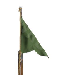 Fine Green Flagpole