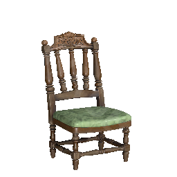 Luxurious Chair with Backrest