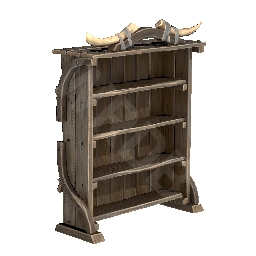 Hunting Shelves with Antlers