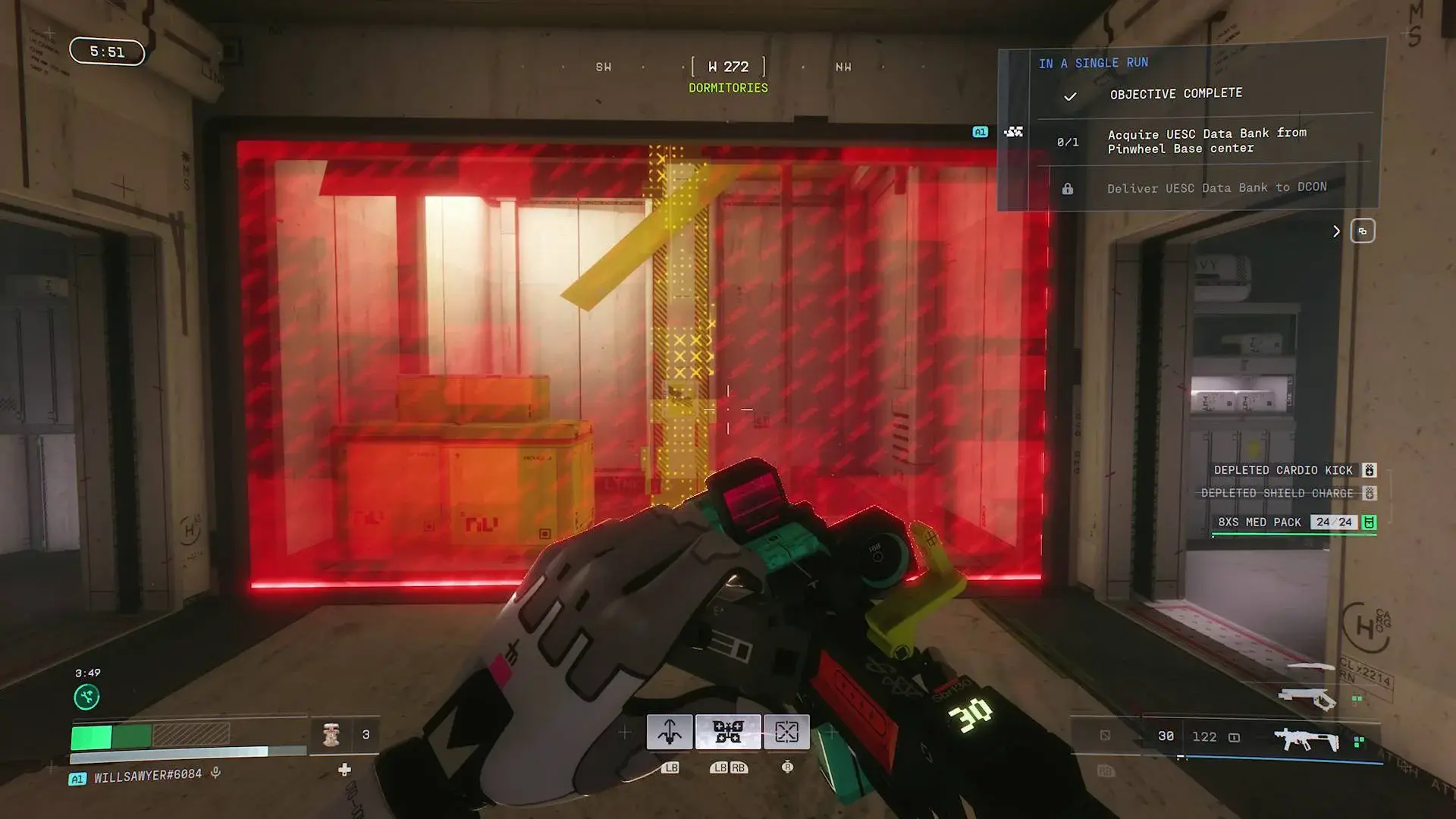 Red Laser Barrier