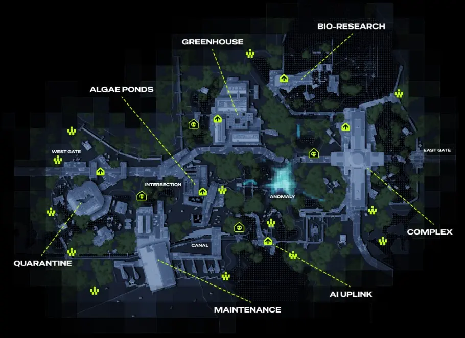Maintenance tag locations