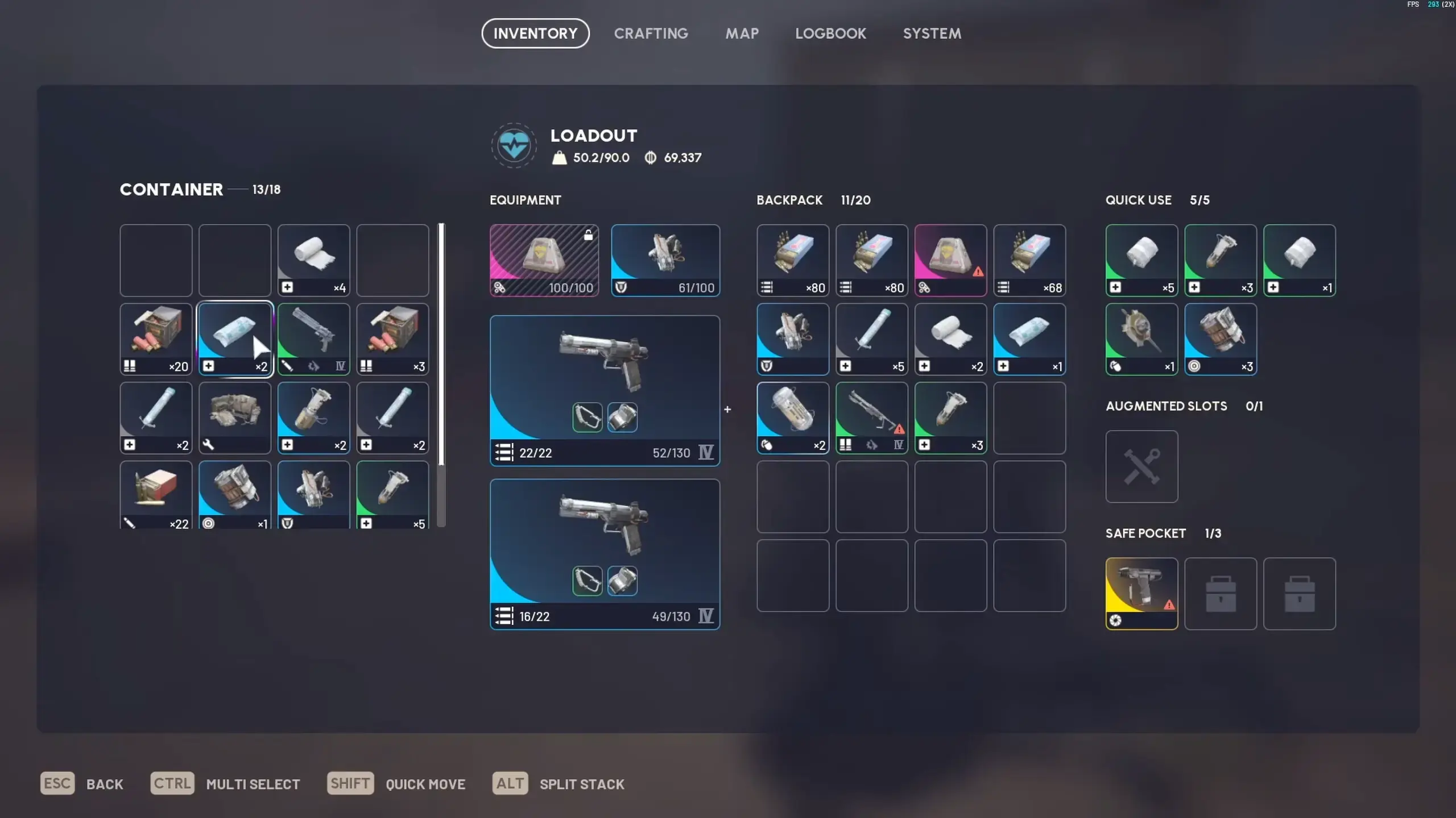 Arc Raiders solo raider with weapon loadout