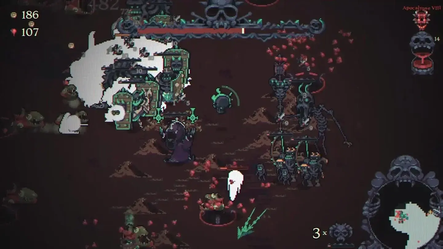 Skull Horde skeleton army formation