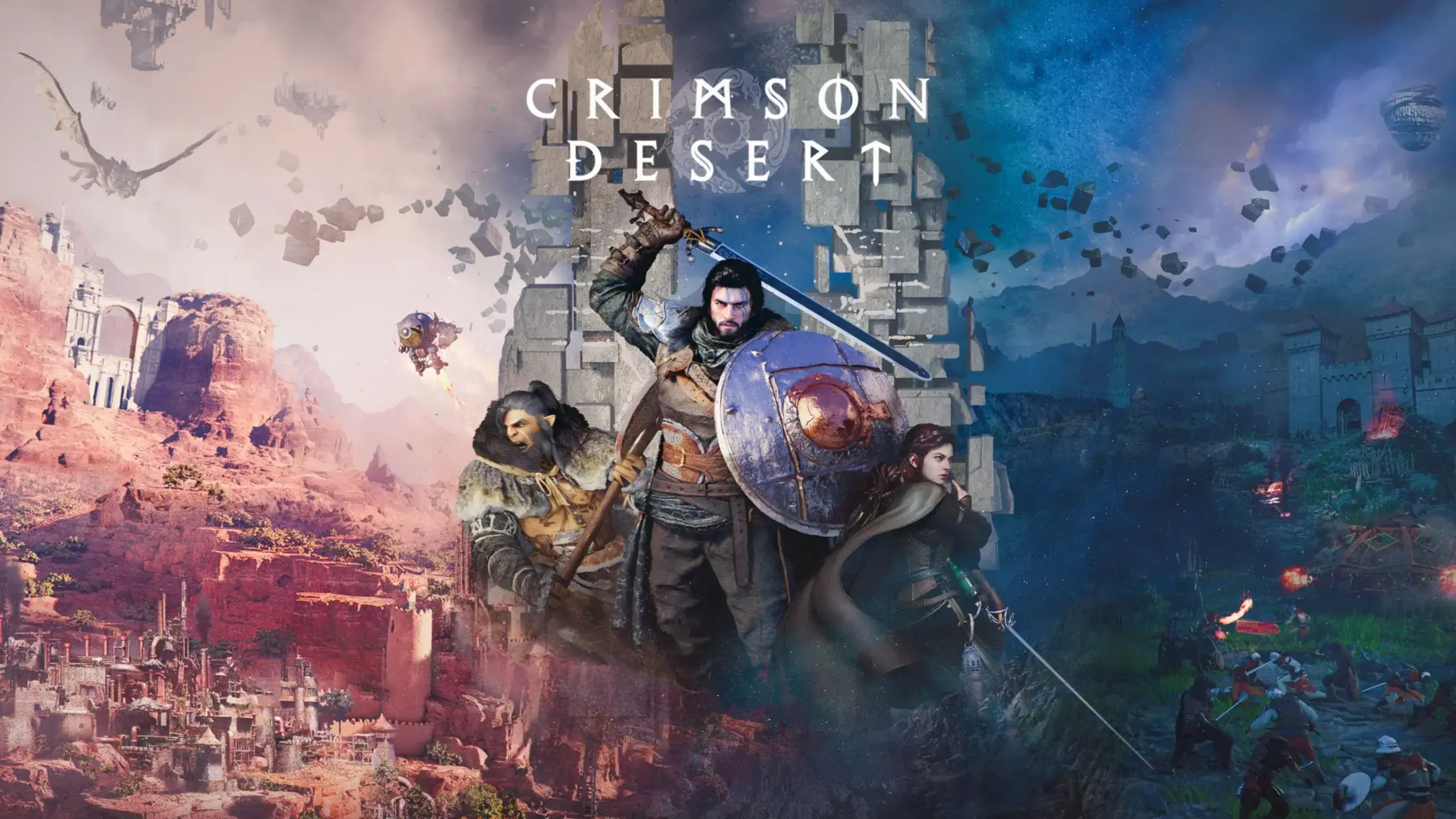 Crimson Desert gameplay screenshot showing improved graphics after patch