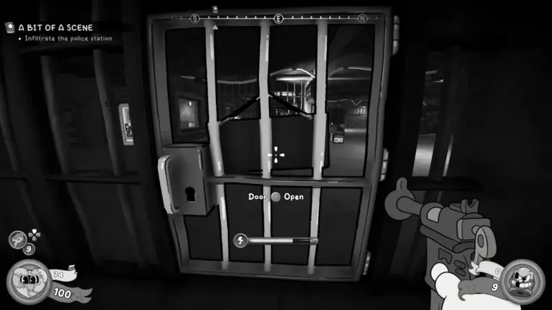 Underground prison entrance