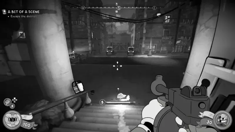 Escape route begins
