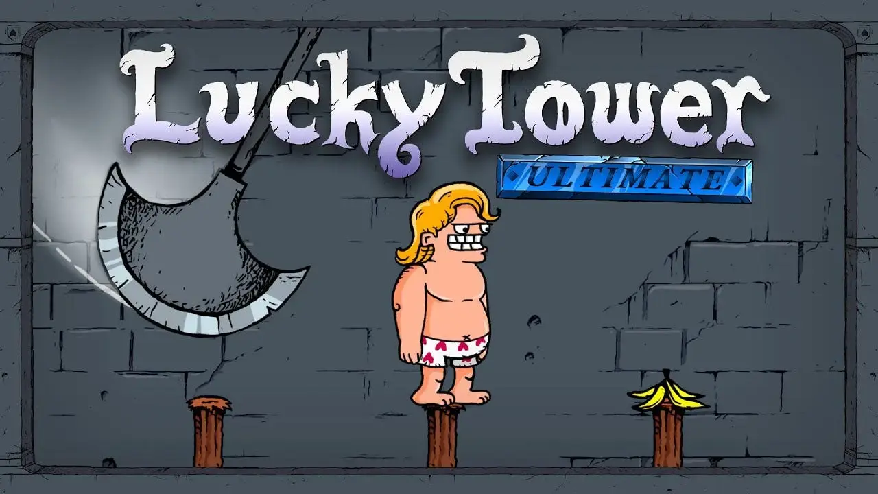 Lucky Tower Ultimate late-game tower run showing Von Wanst with companions and gear