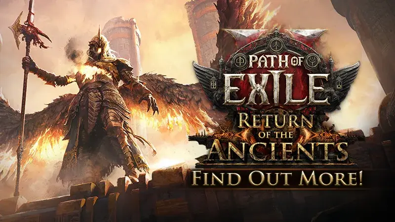 Path of Exile 2 GGG Live Ancients livestream promotional art