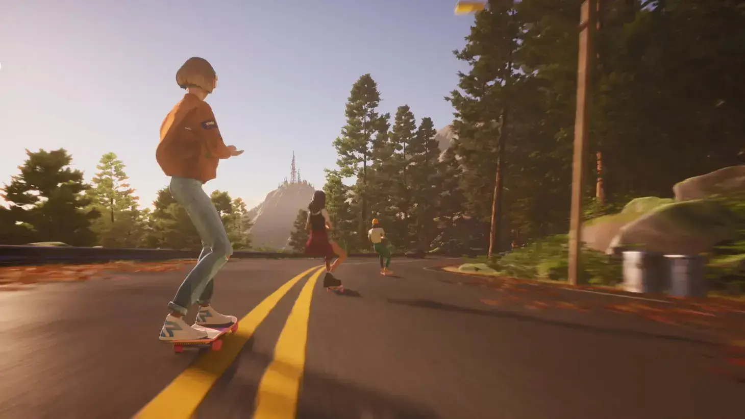 Mixtape skating sequence screenshot