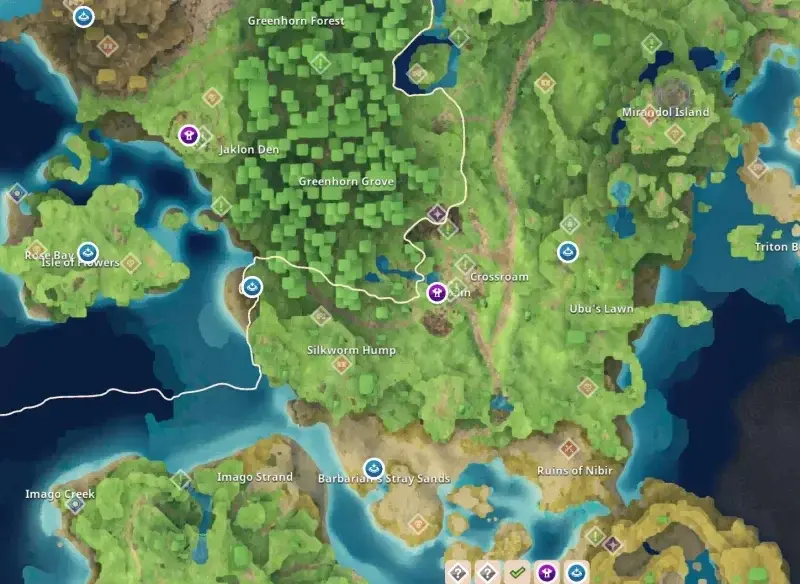Primevalley crafting hub in the starting zone