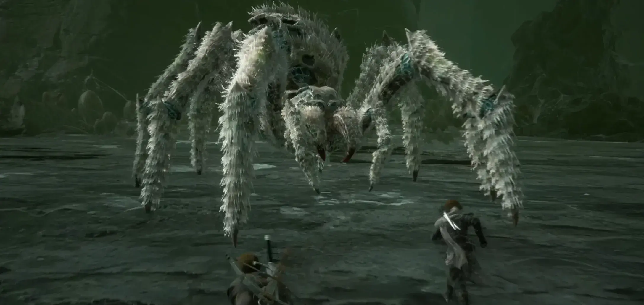 Kingsroad giant ice spider cave fight