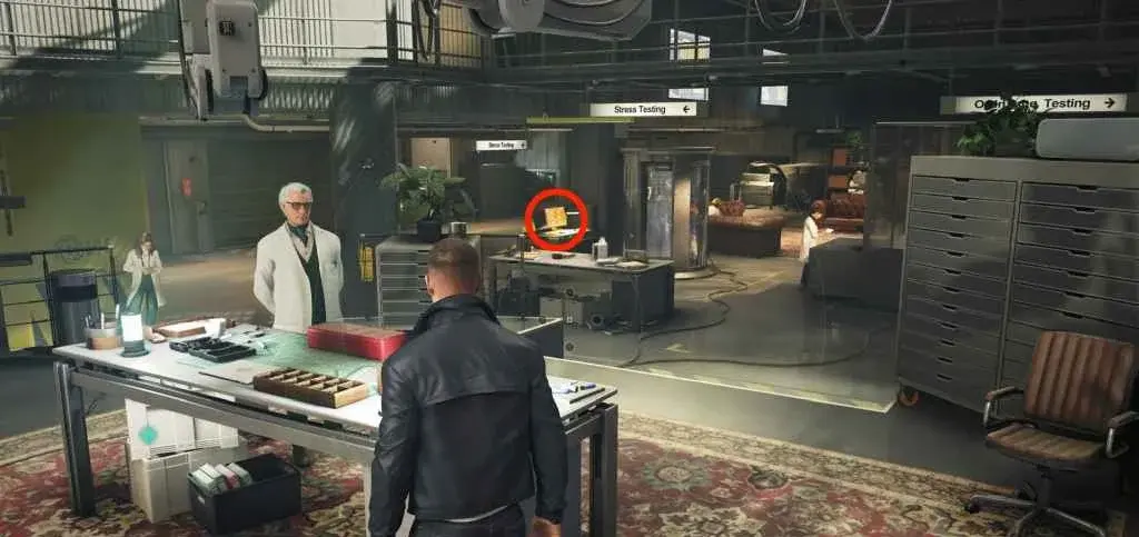 Chapter 4: Q-Lab memento location