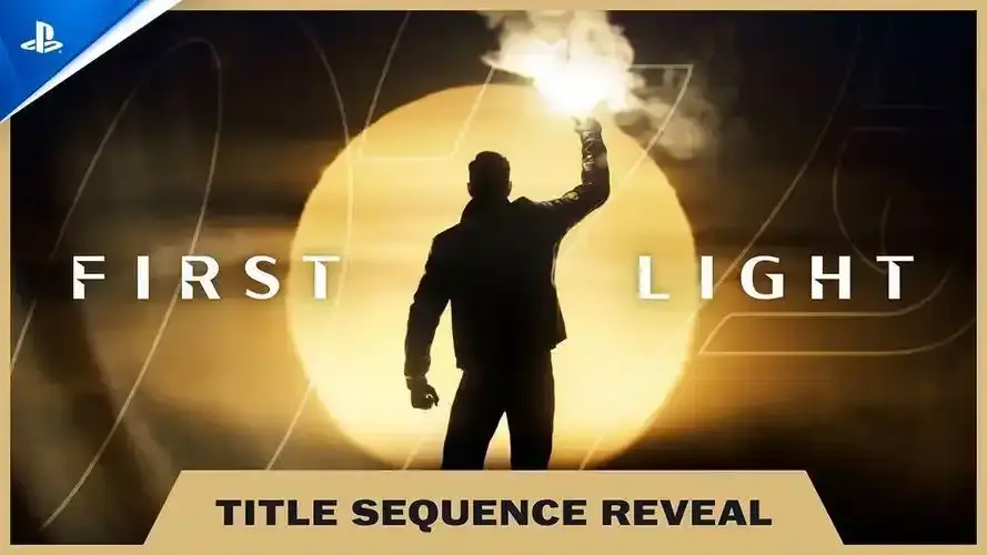 007 First Light cover art featuring James Bond