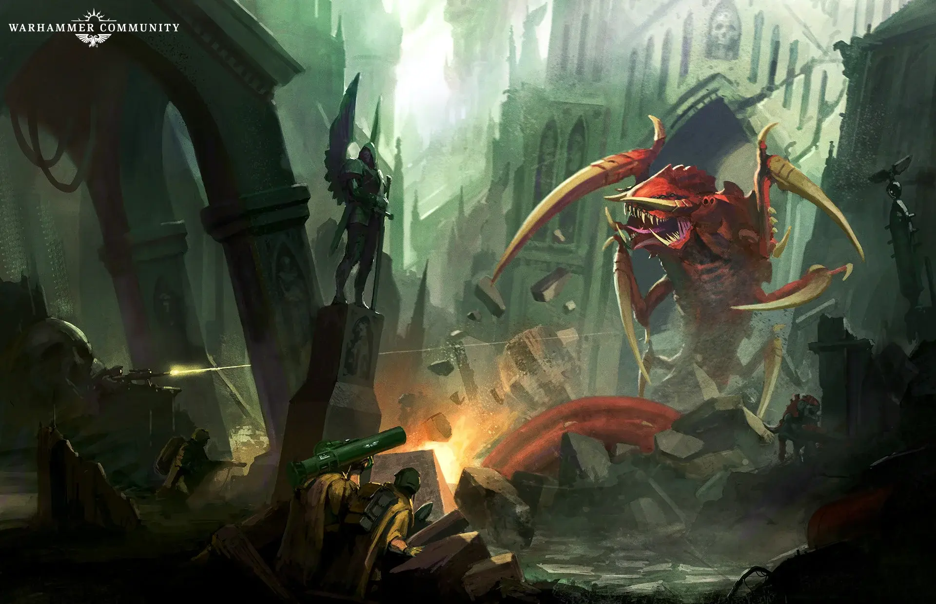Spectre Squad key art facing the Red Terror