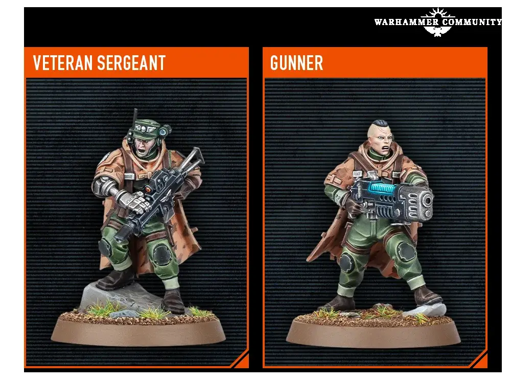 Spectre Squad Sergeant and Heavy Gunner