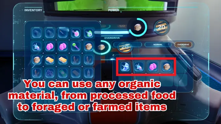 Bioreactor Menu