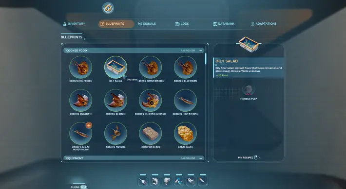 Cooked Food List
