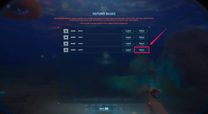 Refund Button