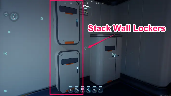 Wall Lockers Stacked